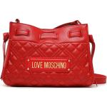 Dámske Designer Luxusné kabelky Moschino Love Moschino červenej farby v zľave 