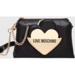 Dámske Designer Shopper kabelky Moschino Love Moschino čiernej farby z polyuretánu Vegan 