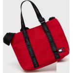 Dámske Crossbody kabelky Tommy Hilfiger TOMMY JEANS červenej farby z polyesteru udržateľná móda 