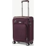 Malé cestovné kufre Rock fialovej farby z polyesteru integrovaný zámok objem 36 l 
