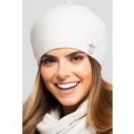 Dámske Zimné čiapky kamea béžovej farby v elegantnom štýle s jednofarebným vzorom Onesize s mašľami 