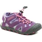 Dievčenské Športové sandále Kamik fialovej farby zo syntetiky vo veľkosti 30 na štandardné nohy šnurovacie na leto 