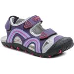 Dievčenské Športové sandále Kamik fialovej farby zo syntetiky vo veľkosti 31 na štandardné nohy na leto 