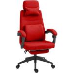 Kancelárske stoličky červenej farby z polyesteru v zľave 