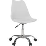 Kancelárske stoličky Kondela bielej farby z kovu s nastaviteľnou výškou 