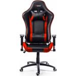 Kancelárske stoličky červenej farby z kovu 