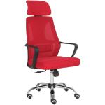 Kancelárske stoličky červenej farby 