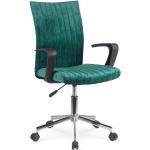 Kancelárske stoličky halmar tmavo zelenej farby z kovu 