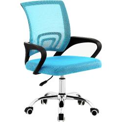 Kancelárska stolička, tyrkysová/čierna, DEX 4 NEW