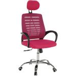 Kancelárske stoličky Kondela ružovej farby z plastu s nastaviteľnou výškou v zľave 