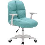 Kancelárske stoličky Kondela tyrkysovej farby z plastu s nastaviteľnou výškou v zľave 