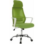 Kancelárske stoličky Kondela zelenej farby z plastu s nastaviteľnou výškou v zľave 