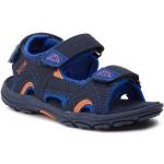 Chlapčenské Kožené sandále Kappa tmavo modrej farby z koženky vo veľkosti 35 v zľave na leto 