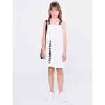 Designer Dievčenské šaty Karl Lagerfeld bielej farby zo syntetiky v zľave 