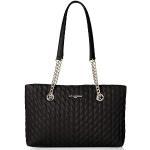 Designer Shopper kabelky Karl Lagerfeld čiernej farby z kože 
