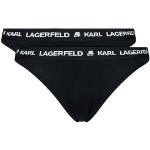 Dámske Designer Klasické nohavičky Karl Lagerfeld čiernej farby v zľave udržateľná móda 