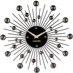 Pánske Nástenné hodiny Karlsson čiernej farby z plastu 