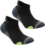 Karrimor 2 Pack Running Socks Junior Black/Fluo Junior 1-6