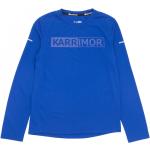 Karrimor Long Sleeve Run T Shirt Junior Boys Blue 11-12 Years