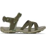 Dámske Športové sandále Karrimor khaki zelenej farby vo veľkosti 38 v zľave na leto 