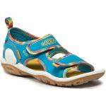 Detské Športové sandále Keen modrej farby z koženky vo veľkosti 35 na leto 