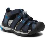 Detské Športové sandále Keen tmavo modrej farby z koženky vo veľkosti 24 na leto 