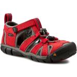 Chlapčenské Športové sandále Keen červenej farby v zľave na leto 