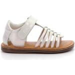 Detské Kožené sandále Kickers bielej farby vo veľkosti 20 na leto 
