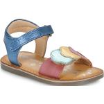Detské Kožené sandále Kickers námornícky modrej farby vo veľkosti 34 na leto 
