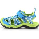 Detské Športové sandále alpine pro svetlo modrej farby z tkaniny vo veľkosti 35 v zľave na leto 