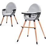Jedálenské stoličky sivej farby v modernom štýle 