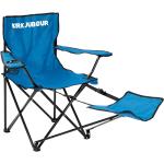 Kempingové stoličky modrej farby z polyesteru 