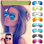 Pánske Slnečné okuliare fialovej farby v športovom štýle Onesize 