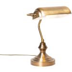 Stolové lampy Qazqa bronzovej farby v elegantnom štýle z ocele v zľave kompatibilné s E27 