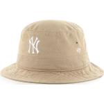 Pánske Klobúky 47 Brand béžovej farby z bavlny Onesize s motívom New York Yankees 