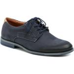 Pánske Spoločenské topánky Koma modrej farby v elegantnom štýle z kože vo veľkosti 42 na štandardné nohy šnurovacie na jar 