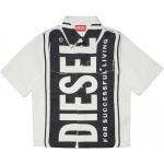 Chlapčenské Detské tričká s krátkym rukávom Diesel sivej farby 