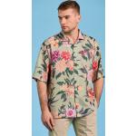 Pánske Havajské košele Gant s kvetinovým vzorom s krátkymi rukávmi s motívom: Georgína udržateľná móda 