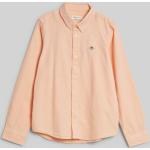 Dievčenské Detské košele Gant Oxford oranžovej farby z bavlny do 6 rokov 