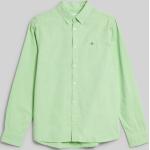 Chlapčenské Detské košele Gant Oxford zelenej farby z bavlny do 10 rokov 