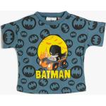 Chlapčenské Detské tričká s krátkym rukávom koton žltej farby v elegantnom štýle s okrúhlym výstrihom s motívom Batman v zľave udržateľná móda 