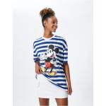 Dámske Tričká s krátkym rukávom koton v elegantnom štýle s okrúhlym výstrihom s krátkymi rukávmi s motívom Duckburg / Mickey Mouse & Friends Mickey Mouse s motívom: Myš v zľave 
