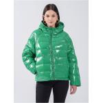 Dámske Zimné kabáty koton zelenej farby vo veľkosti L v zľave 