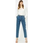 Dámske Boyfriend jeans koton modrej farby voľné z bavlny so šírkou 27 s dĺžkou 32 v zľave 