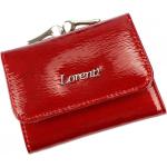 Kožená červená malá dámska peňaženka RFID v krabičke Lorenti