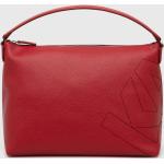 Dámske Designer Veľké kabelky Karl Lagerfeld červenej farby z kože v zľave 
