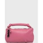 Dámske Designer Shopper kabelky Karl Lagerfeld ružovej farby z kože Vegan v zľave 