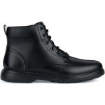 Pánske Členkové topánky Geox čiernej farby z kože vo veľkosti 45 