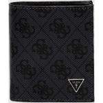 Pánske Kožené peňaženky Guess čiernej farby z polyesteru 