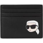 Pánske Designer Malé peňaženky Karl Lagerfeld čiernej farby z polyesteru 